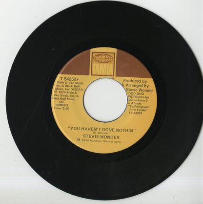 Steview Wonder - You Haven't Done Nothing / Big Brother (T 54252F) 1974 US Tamla｜中古7inch
