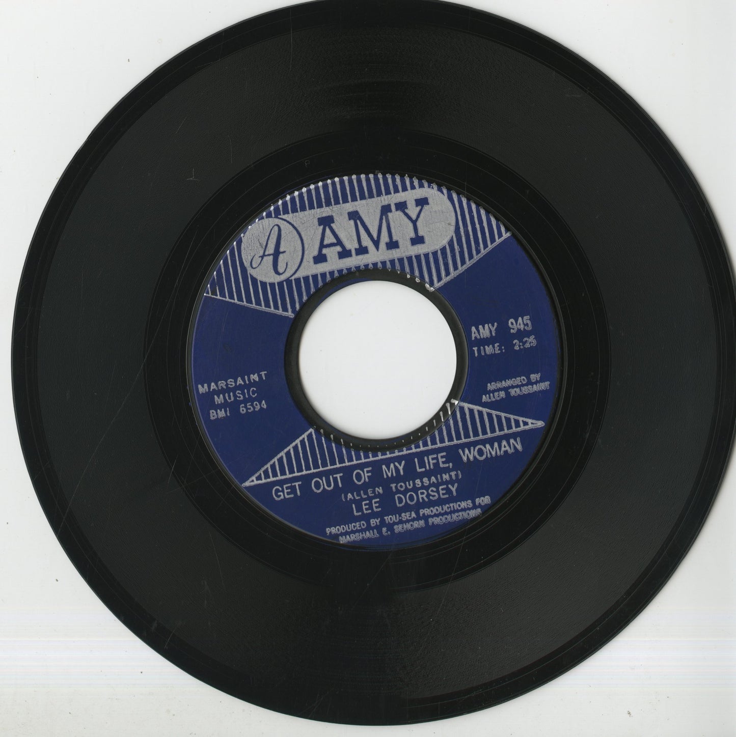 Lee Dorsey / リー・ドーシー / Get Out Of My Life Woman / So Long -7 (AMY 945)