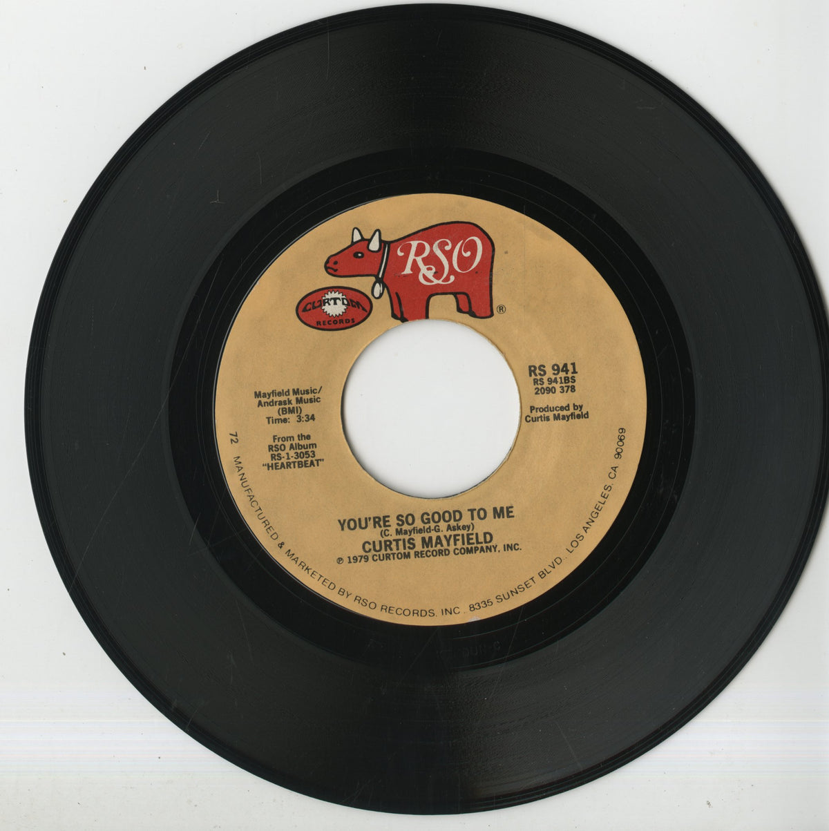 Curtis Mayfield / カーティス・メイフィールド / You're So Good To Me -7 (RS 941)