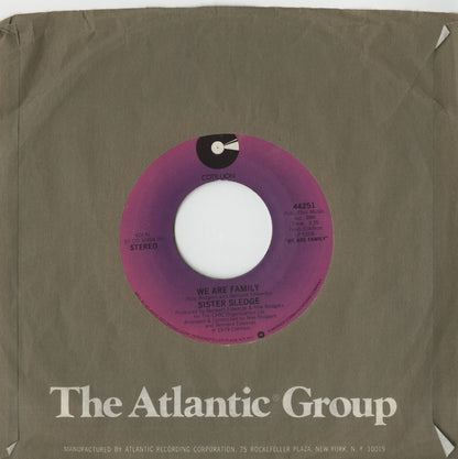 Sister Sledge / シスター・スレッジ / We Are Family / Easier To Love -7 (44251)