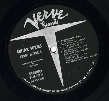 Kenny Burrell - Guitar Forms (V6-8612) 1965 US Verve / MGM Records｜中古LP