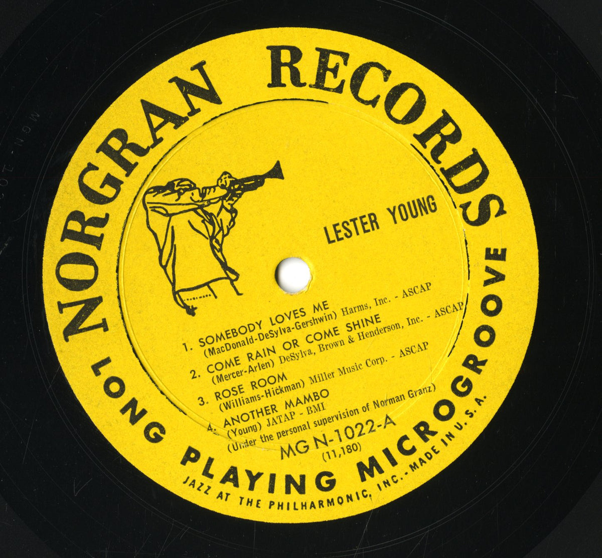 Lester Young  / レスター・ヤング / S.T. (MG N-1022)