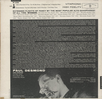Paul Desmond / ポール・デスモンド / "First Place Again" Playboy (B 1356)