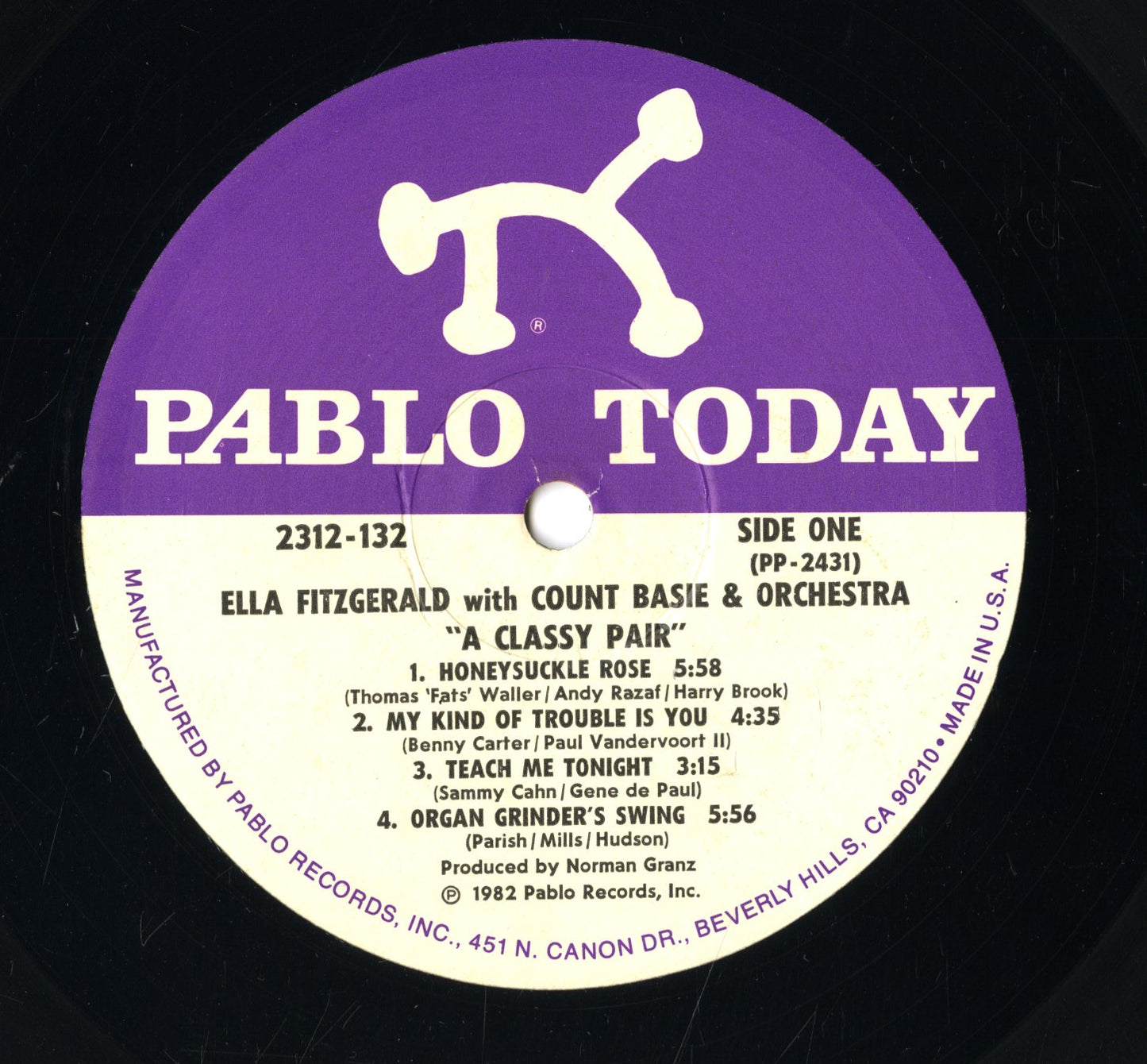 Ella Fitzgerald, Count Basie / エラ・フィッツジェラルド カウント・ベイシー / A Classy Pair(2312-132)