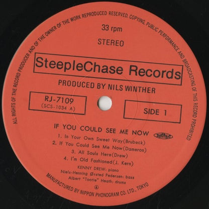 Kenny Drew / ケニー・ドリュー / If You Could See Me Now (RJ-7109)