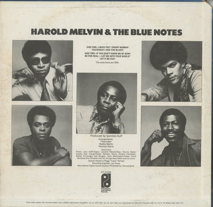 Harold Melvin & The Blue Notes / ハロルド・メルヴィン・アンド・ザ・ブルーノーツ / I Miss You (KZ 31648)