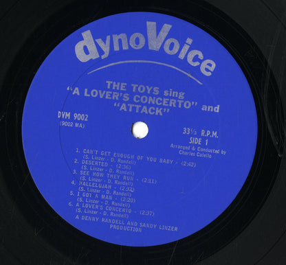 The Toys - The Toys Sing A Lover's Concerto And Attack (DVM 9002) LP 1966 US Dyno Voice｜中古LP