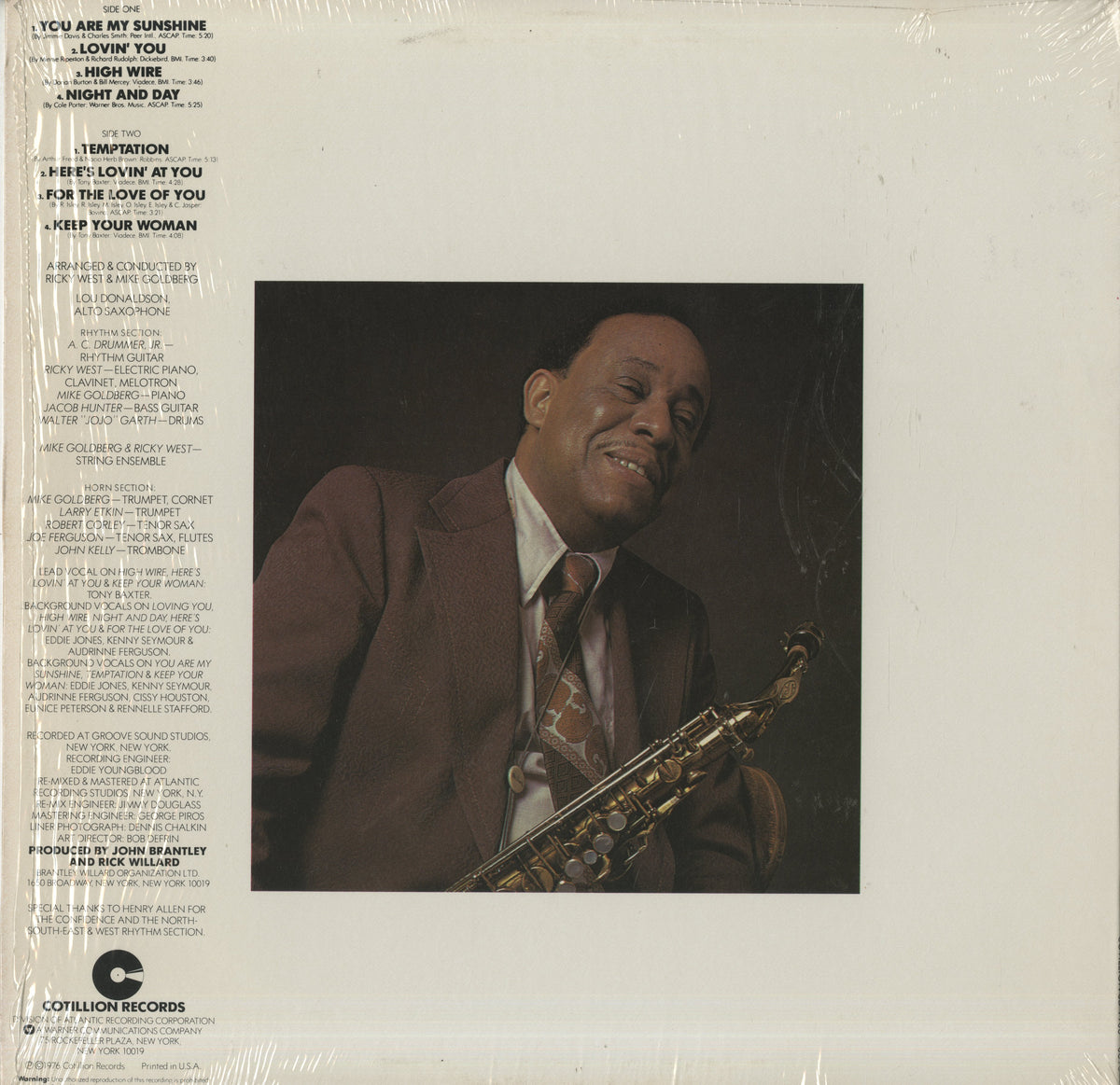 Lou Donaldson / ルー・ドナルドソン / A Different Scene (SD 9905)