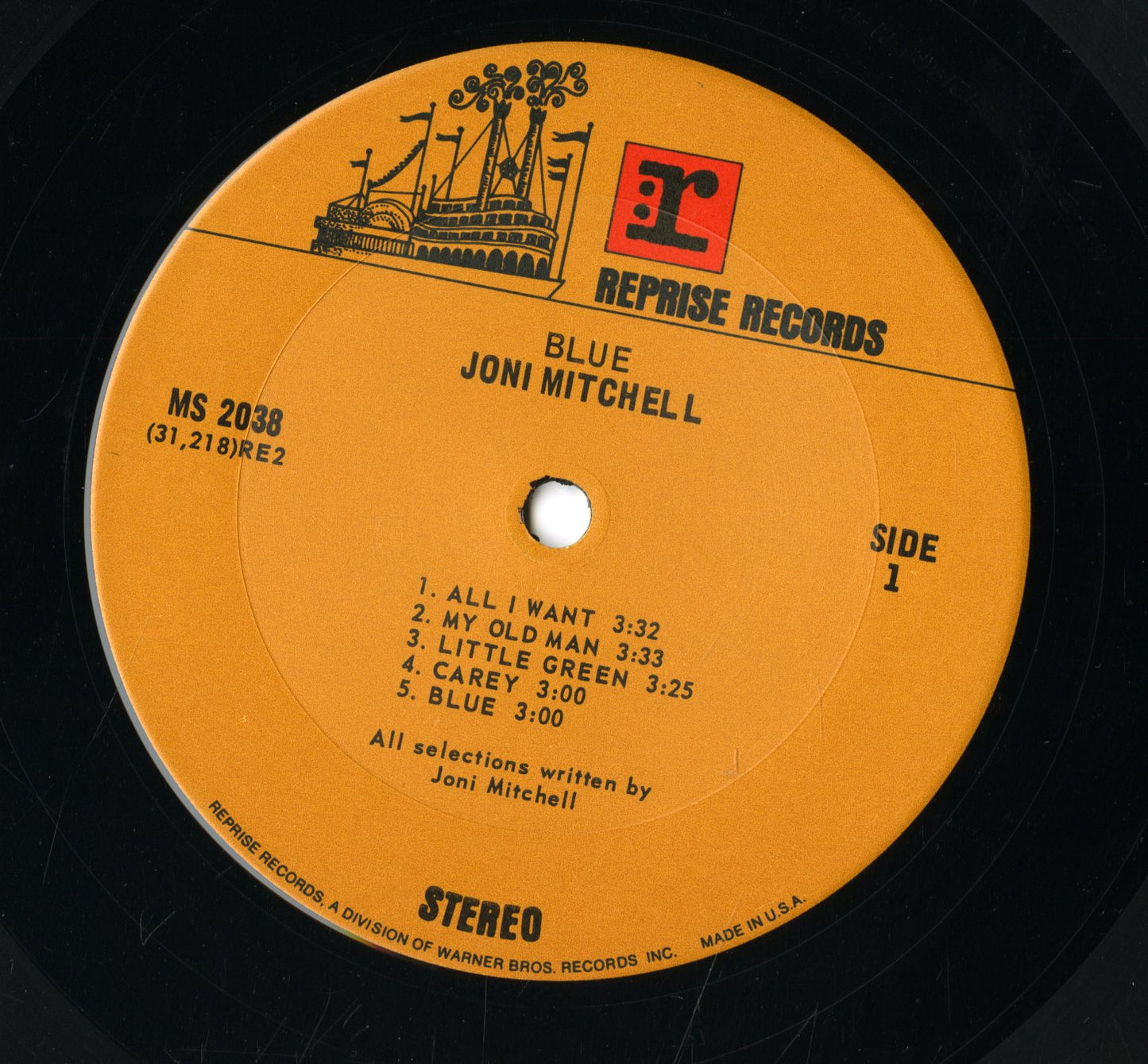 Joni Mitchell / ジョニ・ミッチェル / Blue (MS 2038)