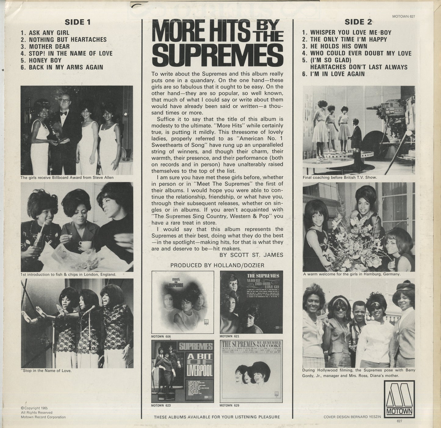 The Supremes / シュプリームス / More Hits By The Supremes (M 627)