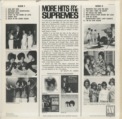 The Supremes / シュプリームス / More Hits By The Supremes (M 627)