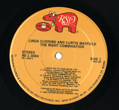 Linda Clifford & Curtis Mayfield / リンダ・クリフォード　カーティス・メイフィールド / The Right Combination (RS-1-3084)