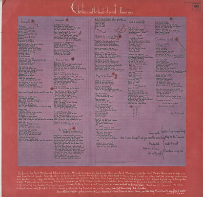 Laura Nyro - Christmas And The Beads Of Sweat (KC 30259) LP 1970 US Columbia｜中古LP