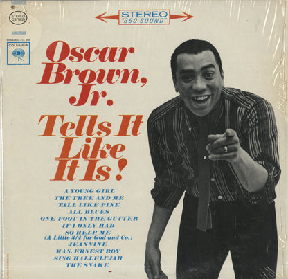 Oscar Brown Jr. / オスカー・ブラウン・ジュニア / Tells It Like It Is! (CS 8825)