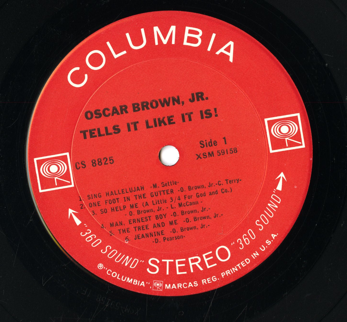 Oscar Brown Jr. / オスカー・ブラウン・ジュニア / Tells It Like It Is! (CS 8825)