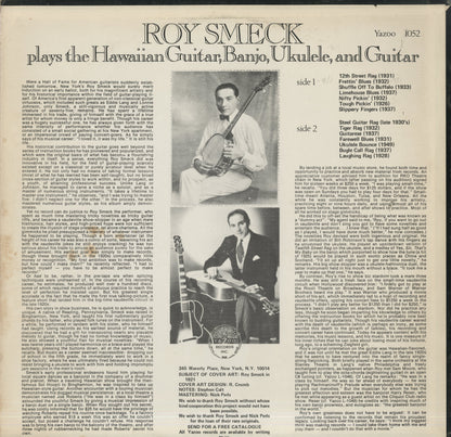 Roy Smeck / ロイ・スメック / Plays Hawaiian Guitar Banjo Ukulele And Guitar (L-1052)