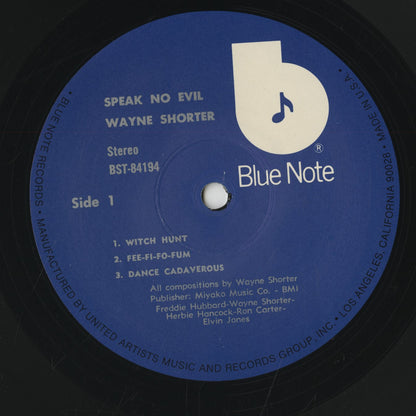 Wayne Shorter / ウェイン・ショーター / Speak No Evil (BST-84194)
