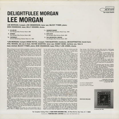 Lee Morgan / リー・モーガン / Delightfulee (BNJ 71060)