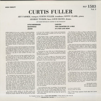Curtis Fuller / カーティス・フラー / Vol.3 (BLP 1583)