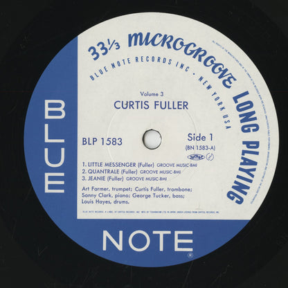 Curtis Fuller / カーティス・フラー / Vol.3 (BLP 1583)