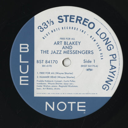 Art Blakey / アート・ブレイキー　＆　ジャズ・メッセンジャーズ / Free For All (BN 4170)