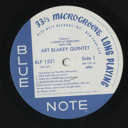 Art Blakey / アート・ブレイキー / A Night At Birdland Volume 1 (BN 1521)