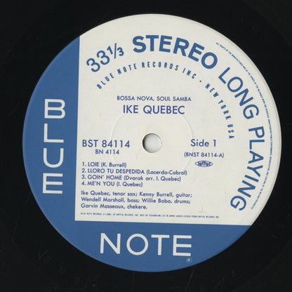 Ike Quebec / アイク・ケベック / Bossa Nova Soul Samba (BN 4114)