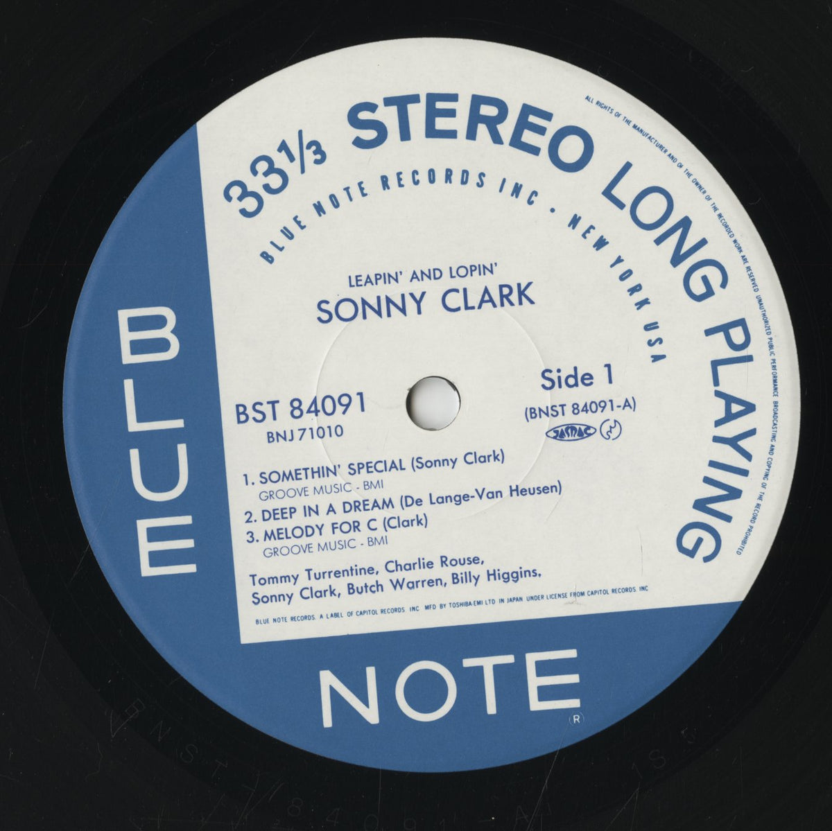 Sonny Clark / ソニー・クラーク / Leapin' And Lopin' (BNJ-71010)