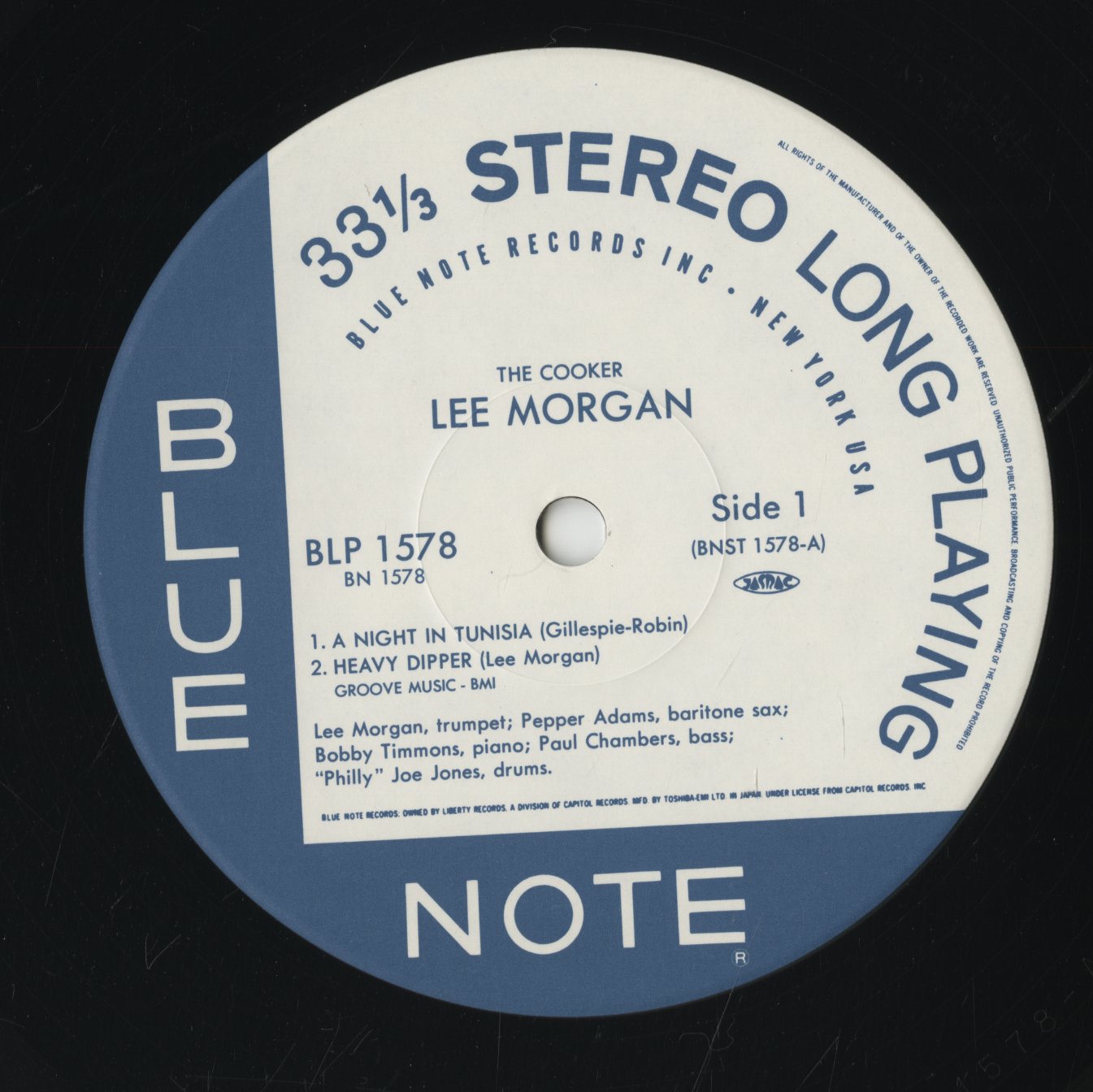 Lee Morgan / リー・モーガン / The Cooker (BN 1578)