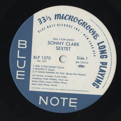 Sonny Clark - Dial S For Sonny (BN 1570) LP 1990 JPN Blue Note - Toshiba｜中古LP