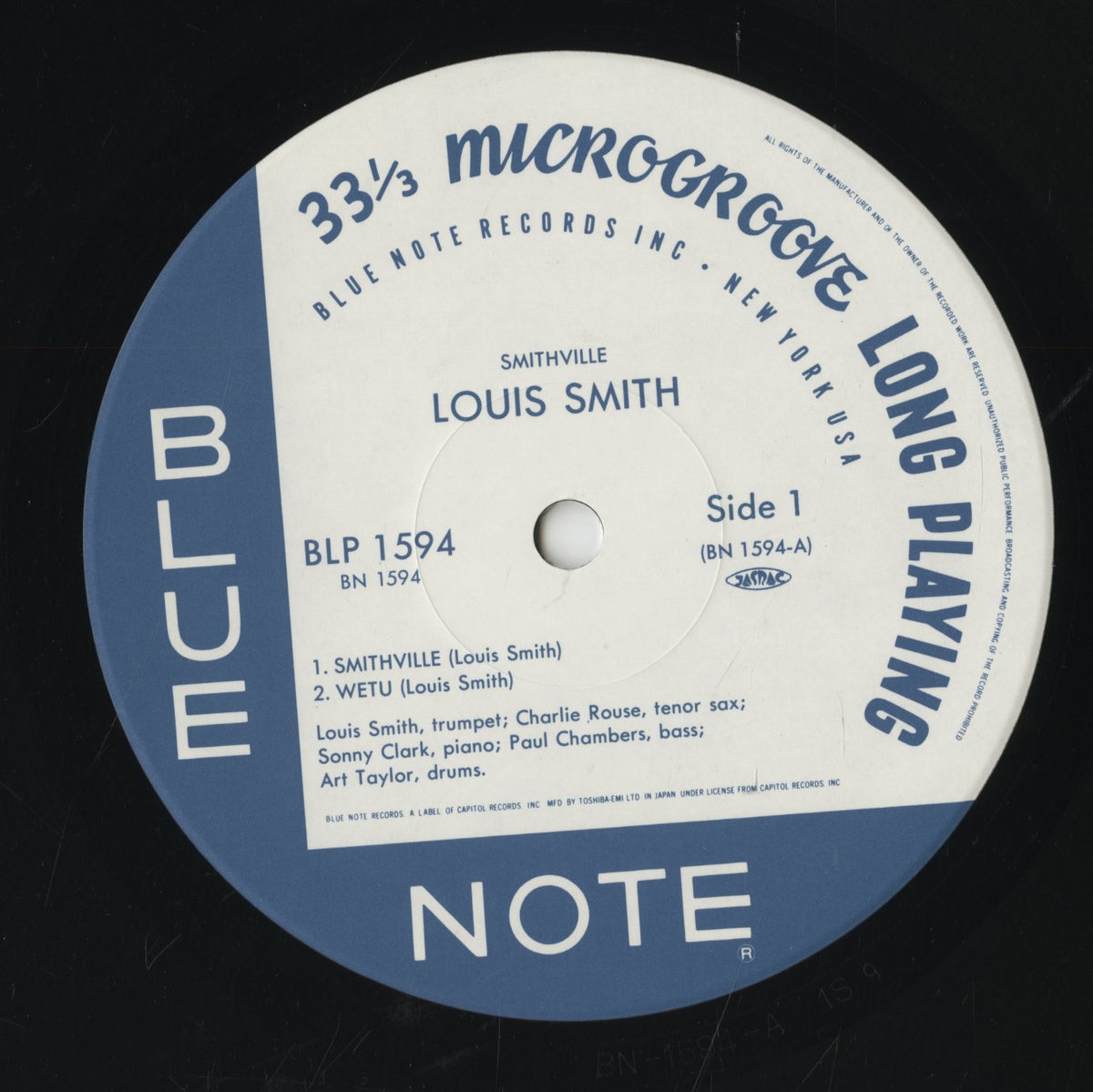 Louis Smith / ルイ・スミス / Smithville (BN 1594)