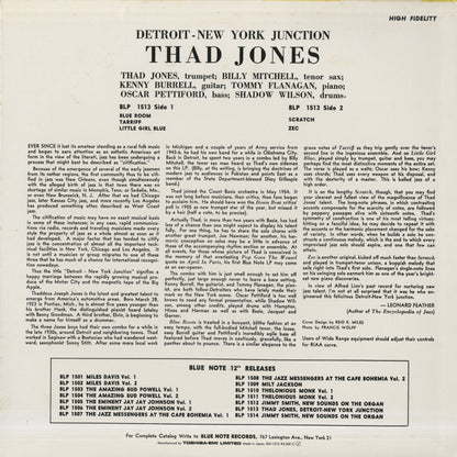Thad Jones - Detroit-New York Junction (BN 1513) LP 1983 JPN Blue Note｜中古LP