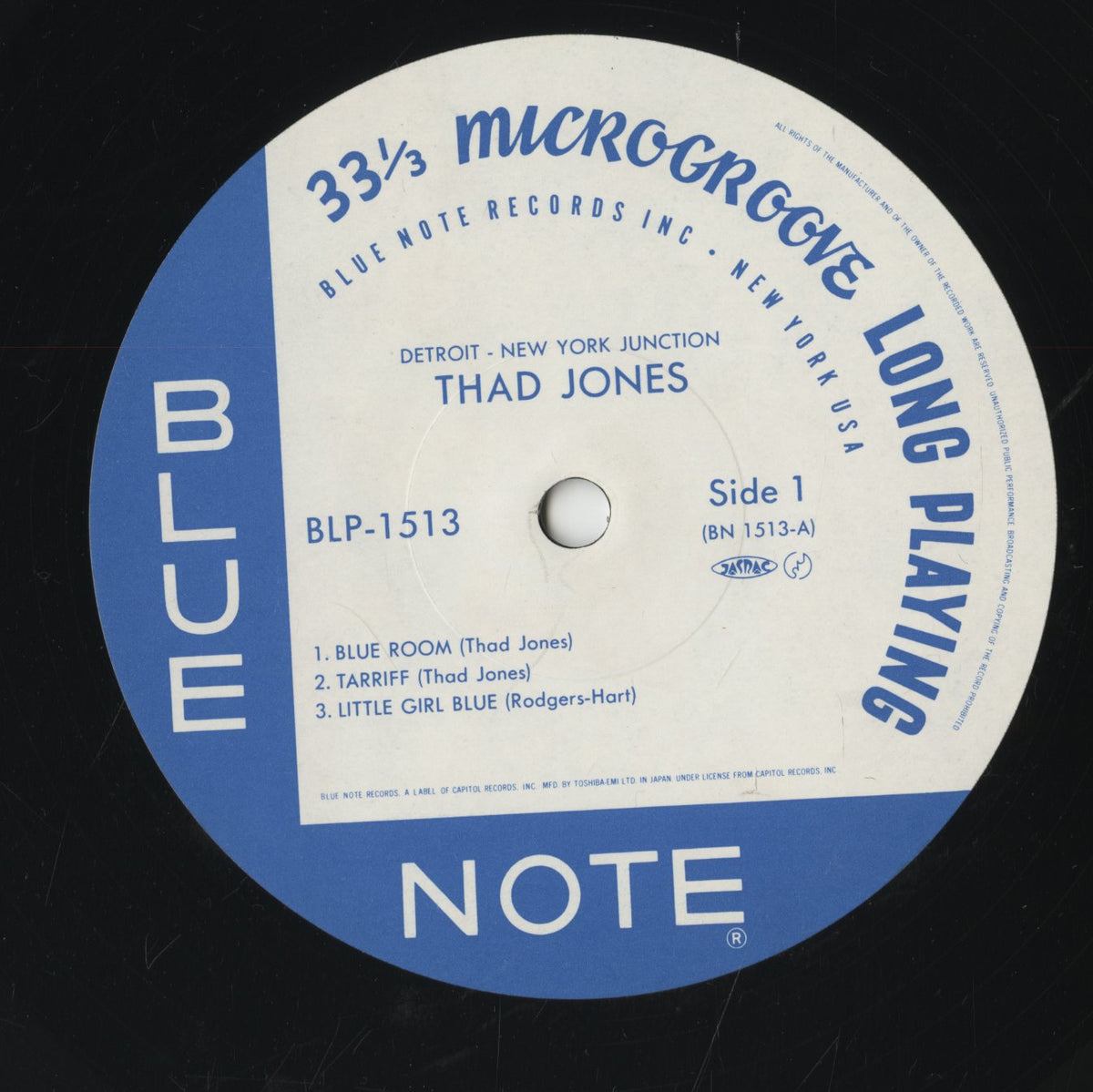 Thad Jones - Detroit-New York Junction (BN 1513) LP 1983 JPN Blue Note｜中古LP