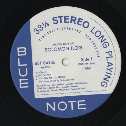 Solomon Ilori - African High Life (BN 4136) LP 1993 JPN Blue Note｜中古LP