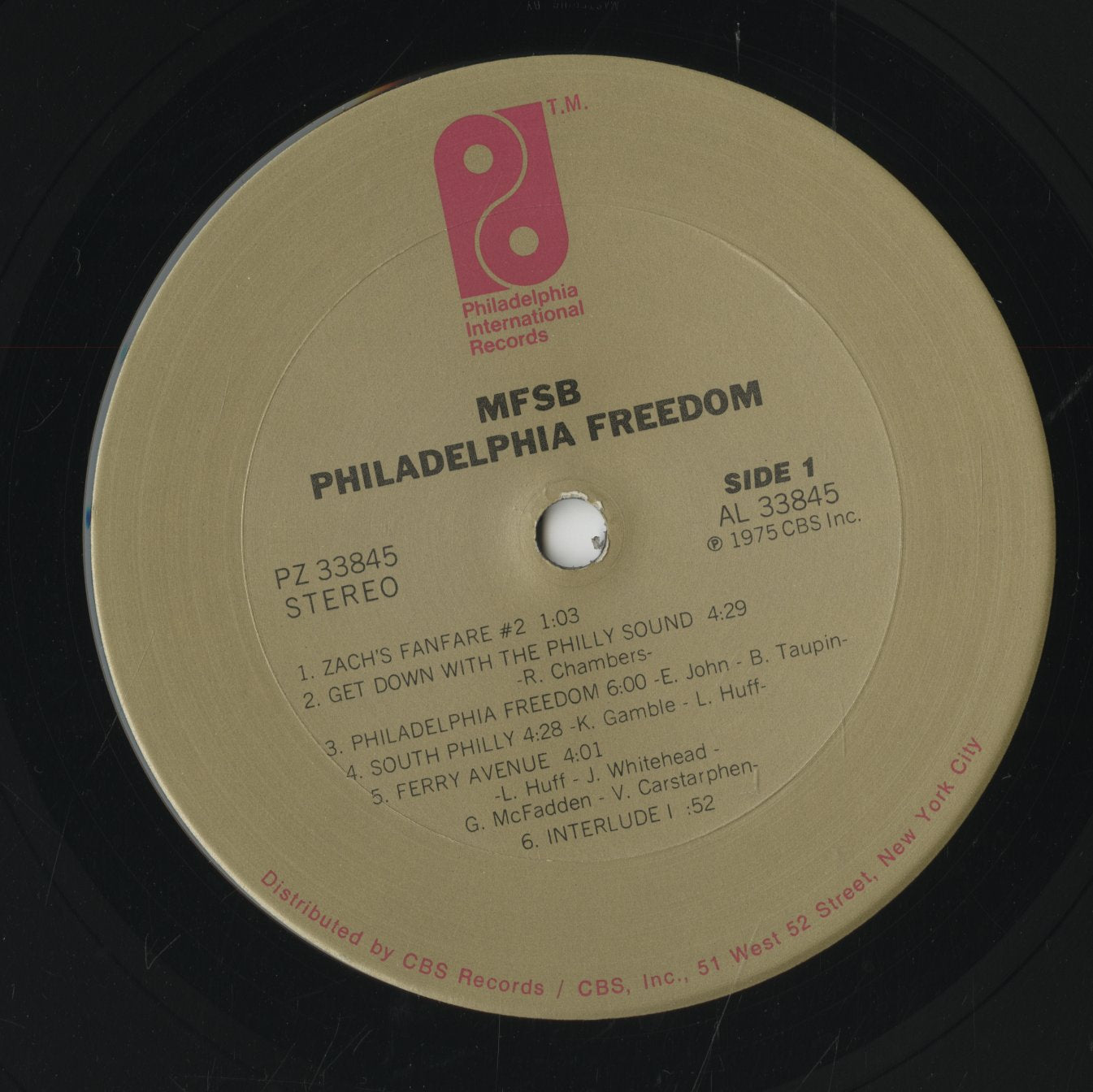 MFSB / Philadelphia Freedom (PZ 33845)