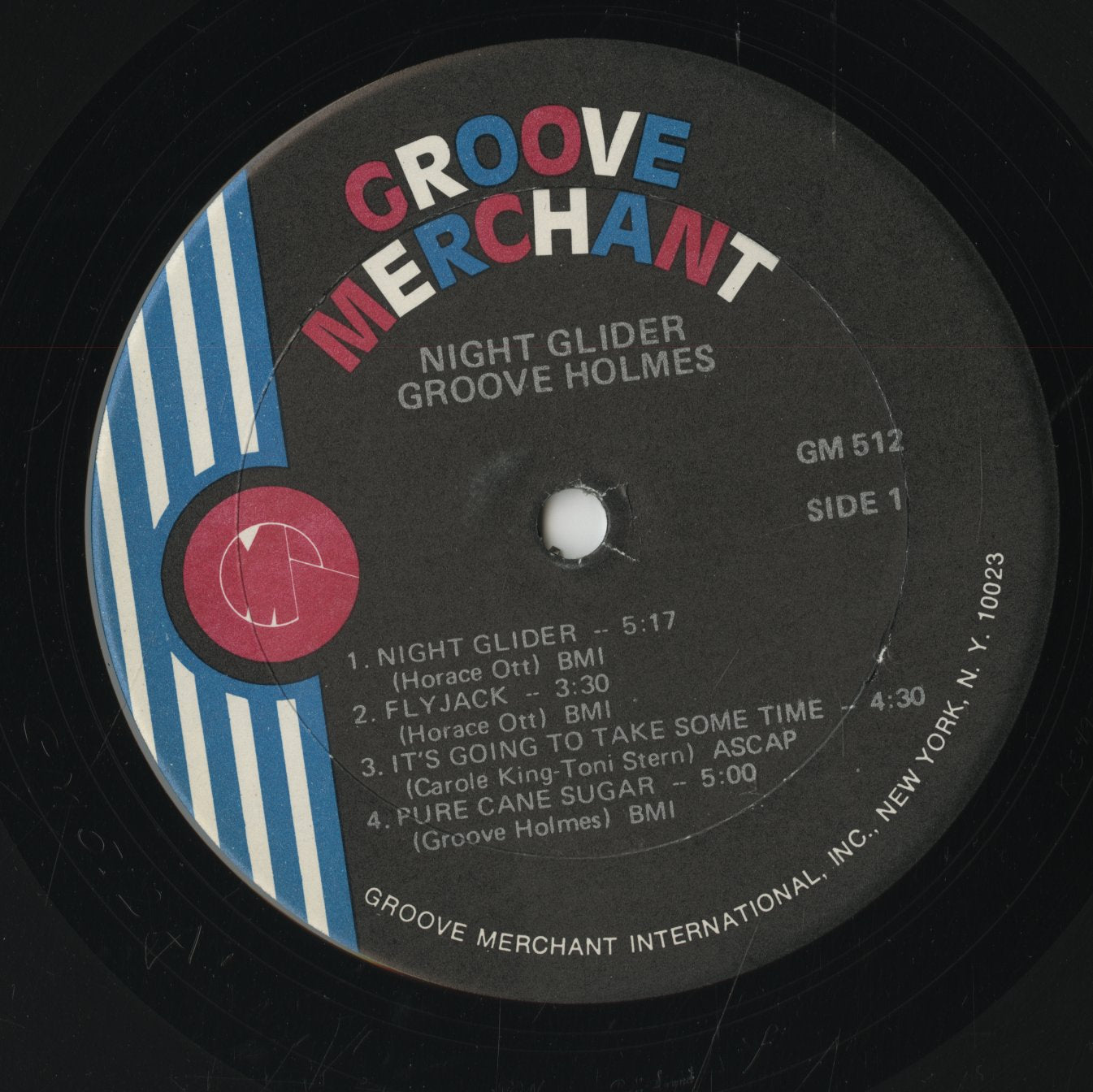 Groove Holmes / グルーヴ・ホルムズ / Night Glider (GM 512)