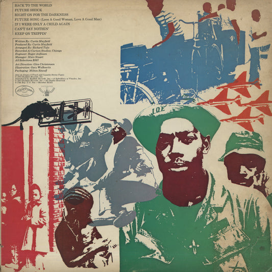 Curtis Mayfield - Back To The World (CRS-8015) 1973 US Curtom｜中古LP