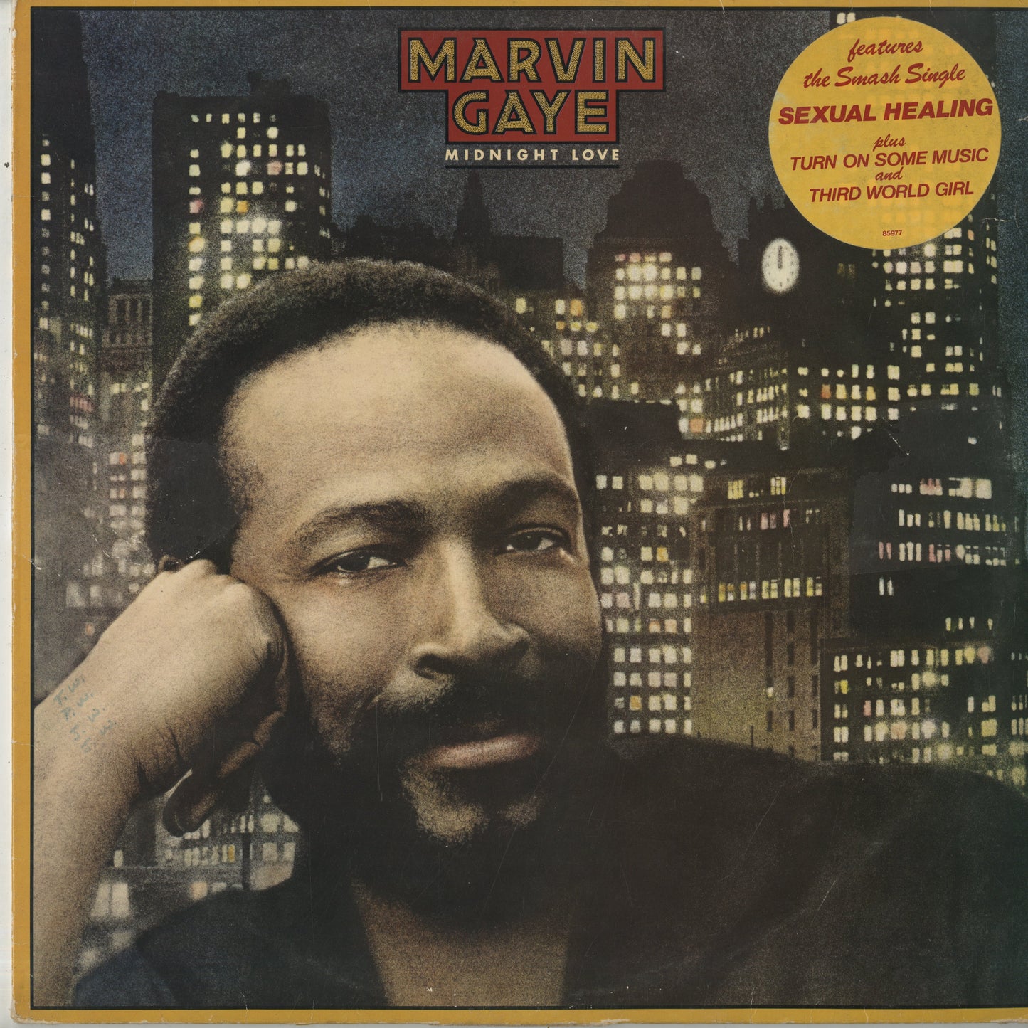 Marvin Gaye / マーヴィン・ゲイ / Midnight Love (CBS 85977)