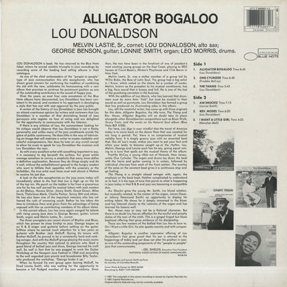 Lou Donaldson / ルー・ドナルドソン / Alligator Bogaloo (B1-84263)