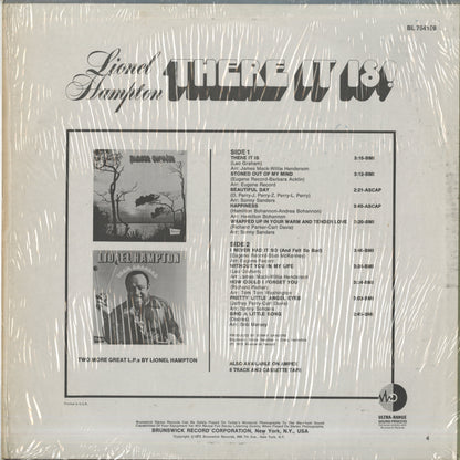 Lionel Hampton - There It Is (BL 754198) LP 1973 US Brunswick｜中古LP
