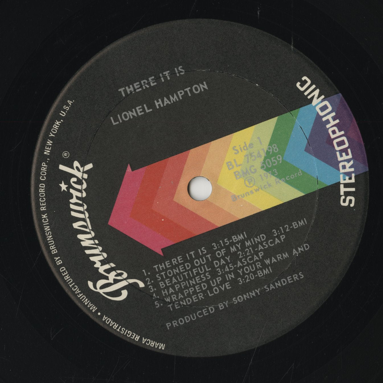 Lionel Hampton - There It Is (BL 754198) LP 1973 US Brunswick｜中古LP