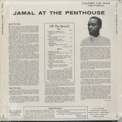 Ahmad Jamal / アーマッド・ジャマル / Jamal At The Penthouse (LPS-646)