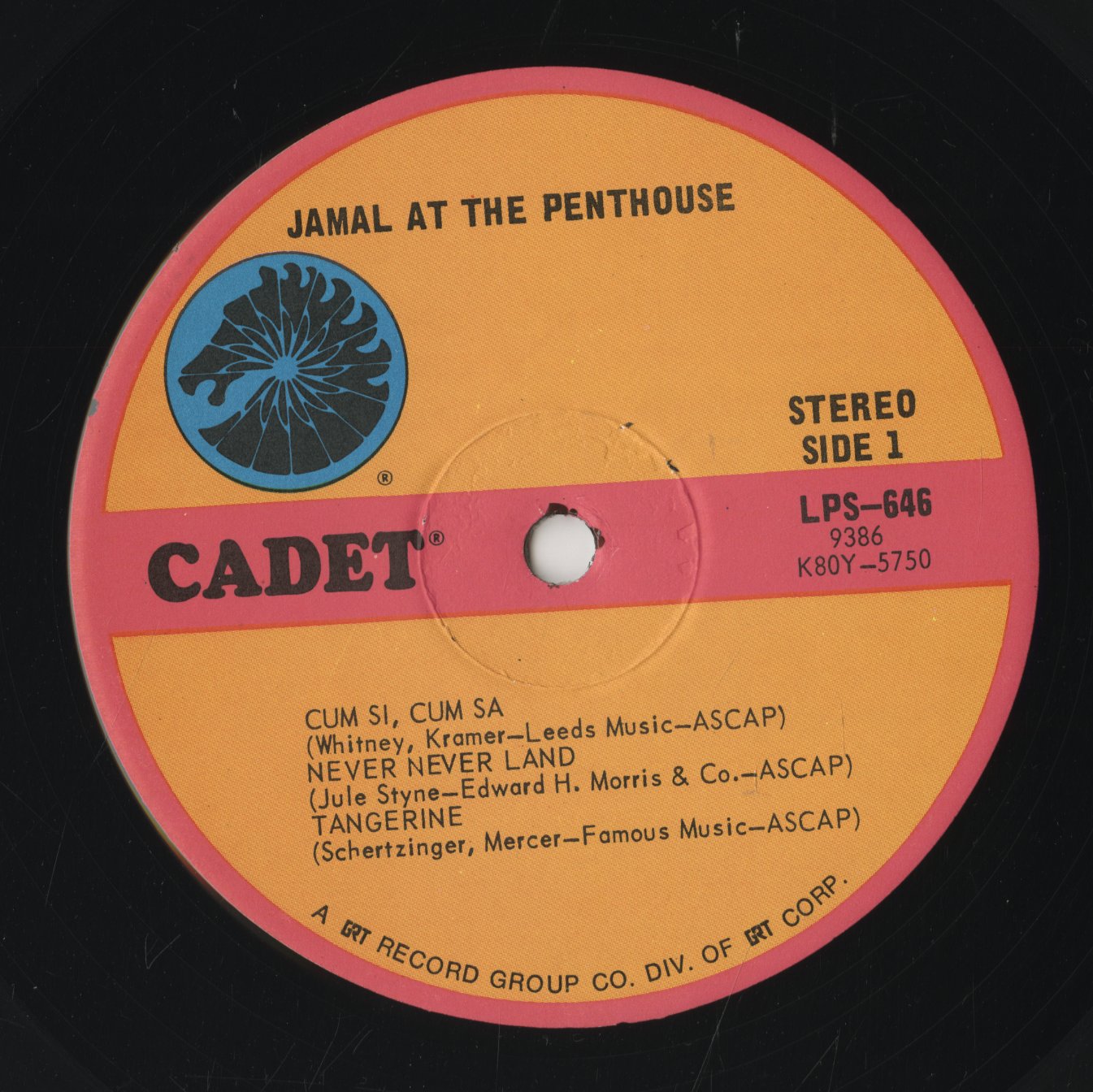 Ahmad Jamal / アーマッド・ジャマル / Jamal At The Penthouse (LPS-646)