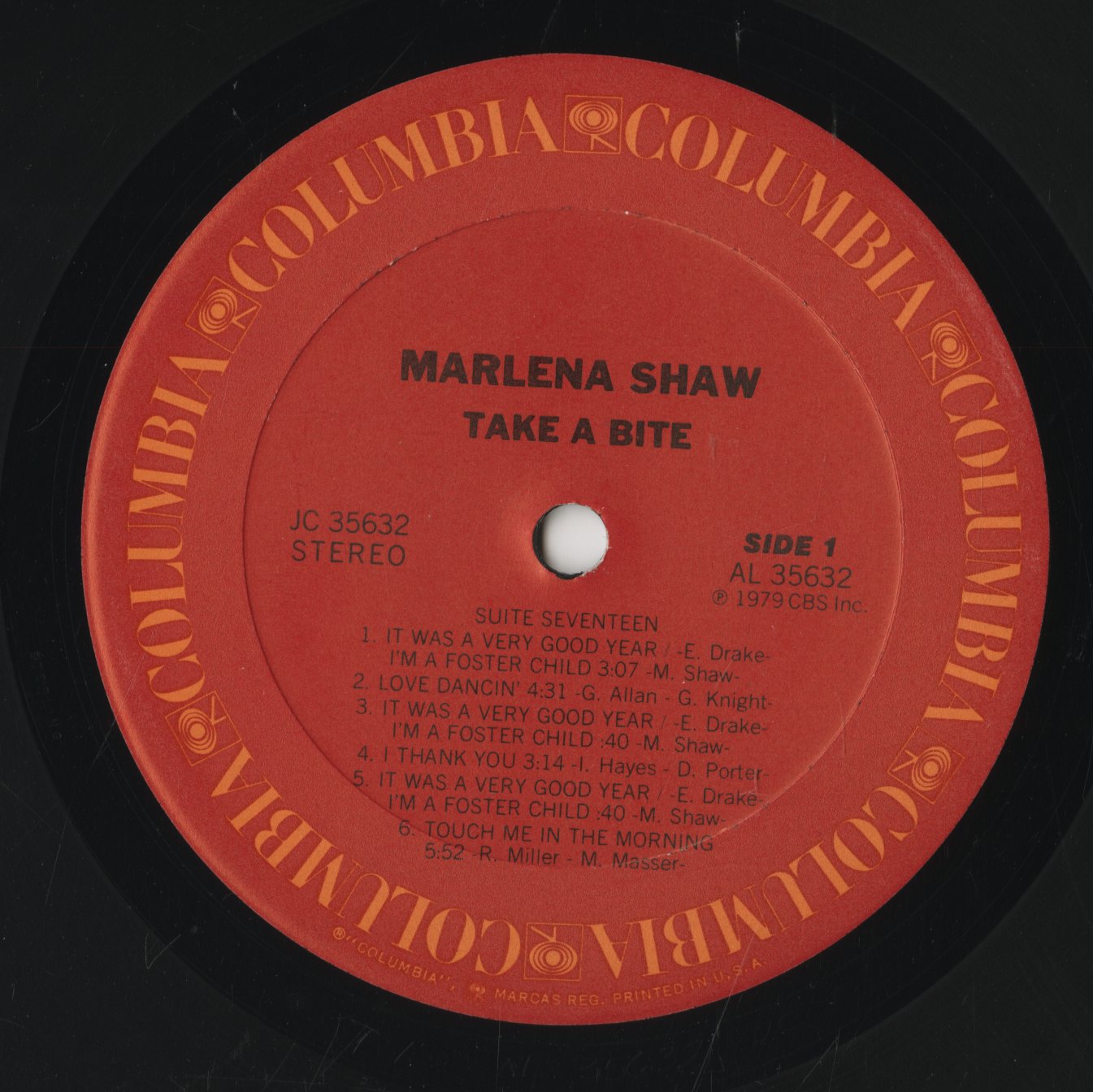 Marlena Shaw - Take A Bite (JC 36352) 1979 US JC｜中古LP