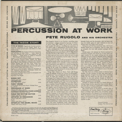 Pete Rugolo / ピート・ルゴロ / Percussion At Work(MG-36122)
