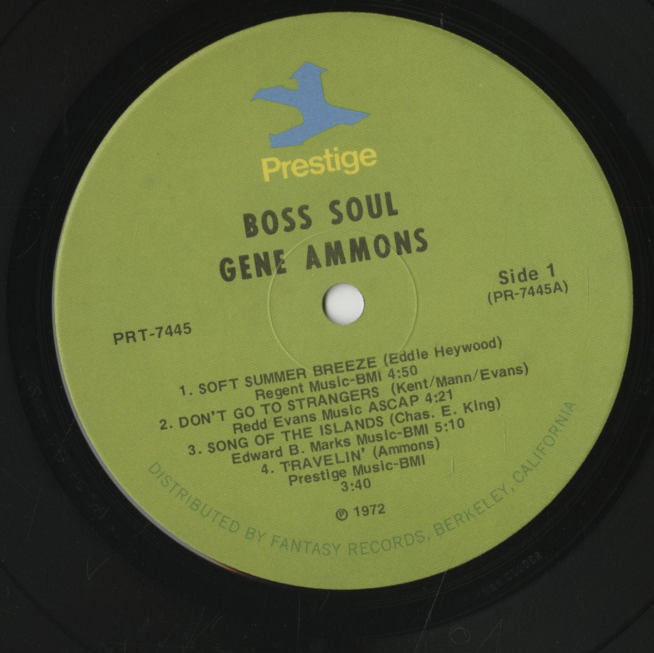 Gene Ammons / ジーン・アモンズ / Boss Soul! (PRT 7445)