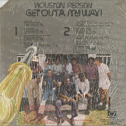 Houston Person / ヒューストン・パースン / Get Out'a My Way! (W-213)