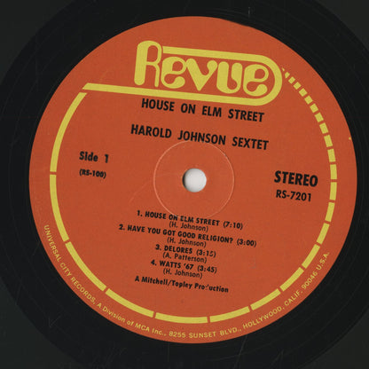 Harold Johnson Sextet / ハロルド・ジョンソン / House On Elm Street (RS-7201)