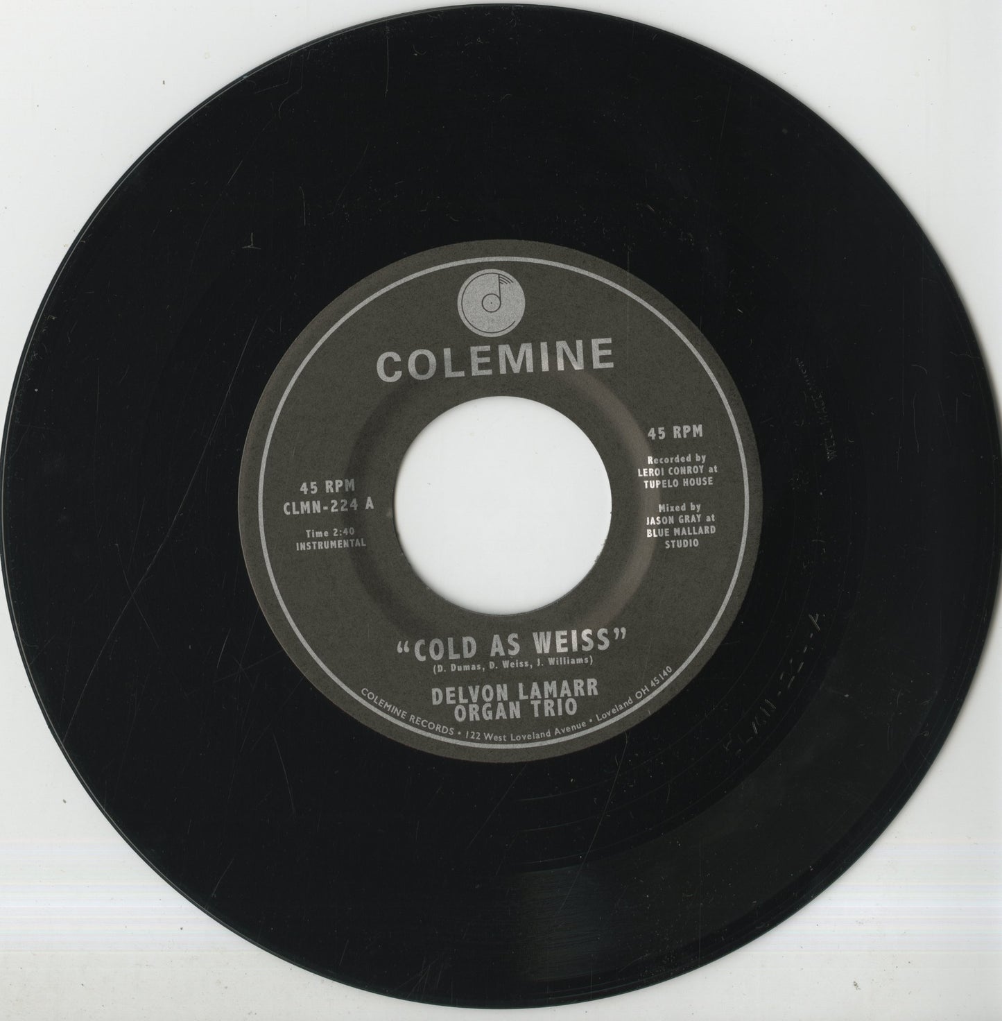 Delvon Lamarr Organ Trio / デルヴォン・ラマー・オルガン・トリオ / Cold As Weiss -7 (CLMN-224)