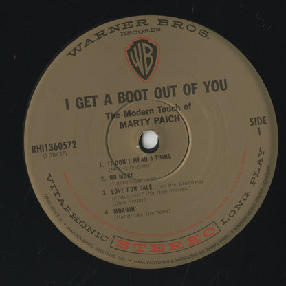 Marty Paich/ マーティ・ペイチ / I Get a Boot Out of You (RHI1360572)